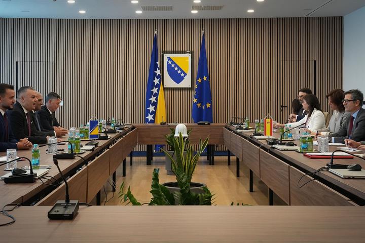 4/06/2025. Félix Bolaños se reúne con los ministros de Exteriores y Justicia de Bosnia