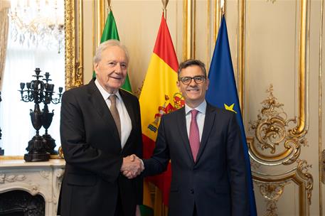 9/05/2025. Félix Bolaños se reúne con el ministro de Justicia y Seguridad Pública de Brasil, Enrique Ricardo Lewandowski