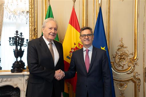 9/05/2025. Félix Bolaños se reúne con el ministro de Justicia y Seguridad Pública de Brasil, Enrique Ricardo Lewandowski