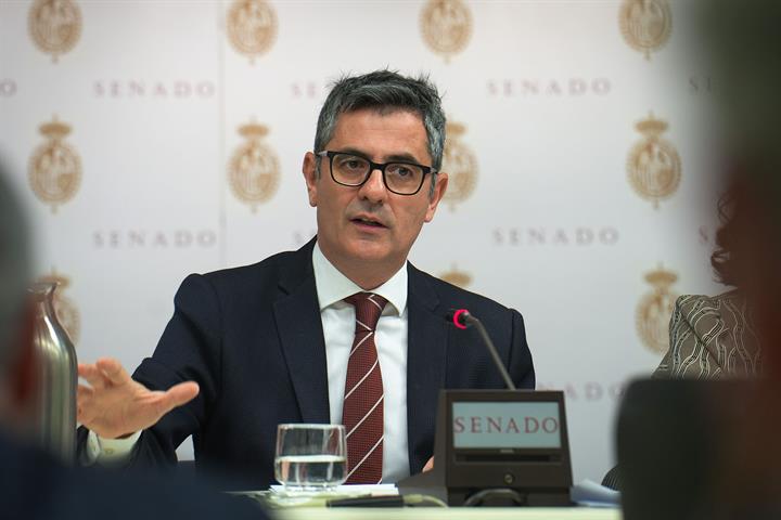 23/05/2025. Bolaños defiende en el Senado la agenda reformista del Gobierno frente al inmovilismo