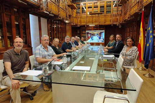 23/07/2025. El Ministerio se reúne con los sindicatos para hacer seguimiento de la implantación de la Ley de Eficiencia