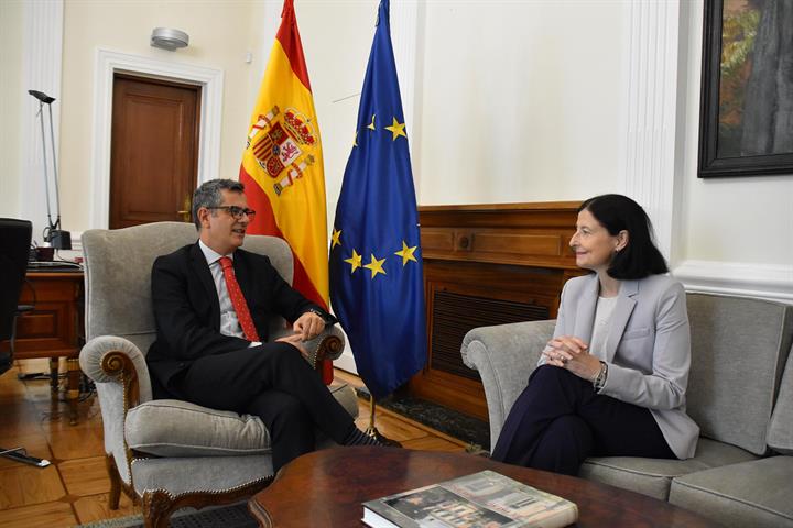 27/08/2025. Bolaños se reúne con la presidenta del Consejo General del Notariado