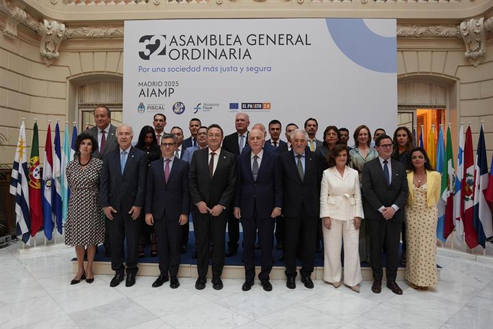 28/05/2025. Félix Bolaños participa en la XXXII Asamblea General de la Asociación Iberoamericana de Ministerios Públicos