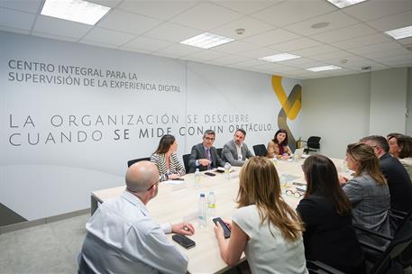 29/04/2025. El ministro Bolaños reúne al comité de dirección de Justicia en el Centro Integral para la Supervisión de la Experiencia Digital