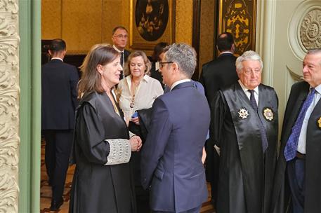 30/06/2025. Bolaños asiste a la toma de los nuevos Fiscales de Sala del Tribunal Supremo