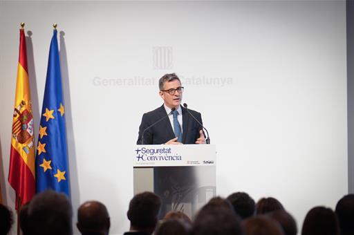 24/04/2026. El ministro Bolaños celebra los buenos resultados del Plan de Choque contra la Multirreincidencia en Barcelona: más agilidad en los pro...