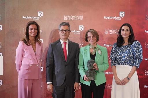 12/05/2026. El ministro Bolaños participa en la entrega del XVI Premio Gumersindo de Azcárate, concedido a la universidad española