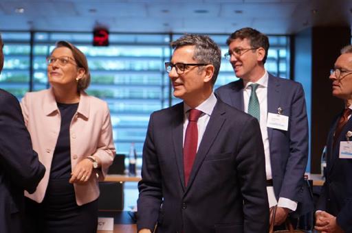 5/06/2026. Bolaños defiende en Luxemburgo la necesidad de ampliar la lista de delitos europeos para incluir los delitos y el discurso de odio