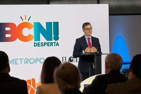 Bolaños defiende que "ningún derecho es malo para la economía" en el foro 'BCN! Desperta 2026'