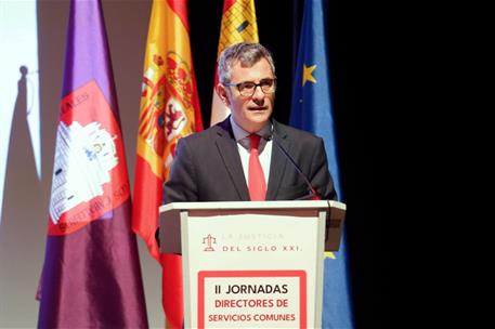 Bolaños ha participado en la apertura de las II Jornadas de directores y directoras de Servicios Comunes celebradas en Ávila