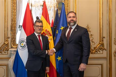 Bolaños mantiene una reunión bilateral con el ministro de Justicia de Paraguay