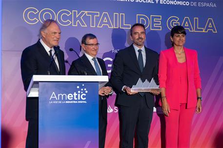 AMETIC premia al Ministerio por su impulso de la transformación digital de la Administración de Justicia