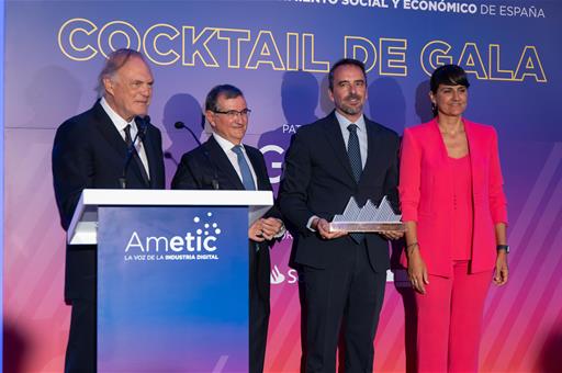 1/09/2026. AMETIC premia al Ministerio por su impulso de la transformación digital de la Administración de Justicia
