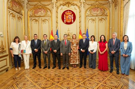 Bolaños asiste a la toma de posesión de diez secretarios y secretarias de gobierno de Tribunales Superiores de Justicia
