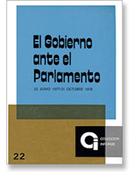 22. El Gobierno ante el Parlamento