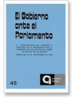 45. El Gobierno ante el Parlamento. 4