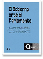 47. El Gobierno ante el Parlamento. 5